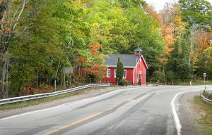 New England Road Trip: A Guide to the Best Routes and Attractions 3821863 - church by road side