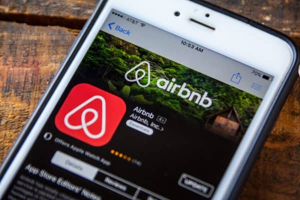 Is Airbnb Still Worth The Price in 2024? LAS VEGAS, NV - September 22. 2016 - AirBnb iPhone App In The Ap