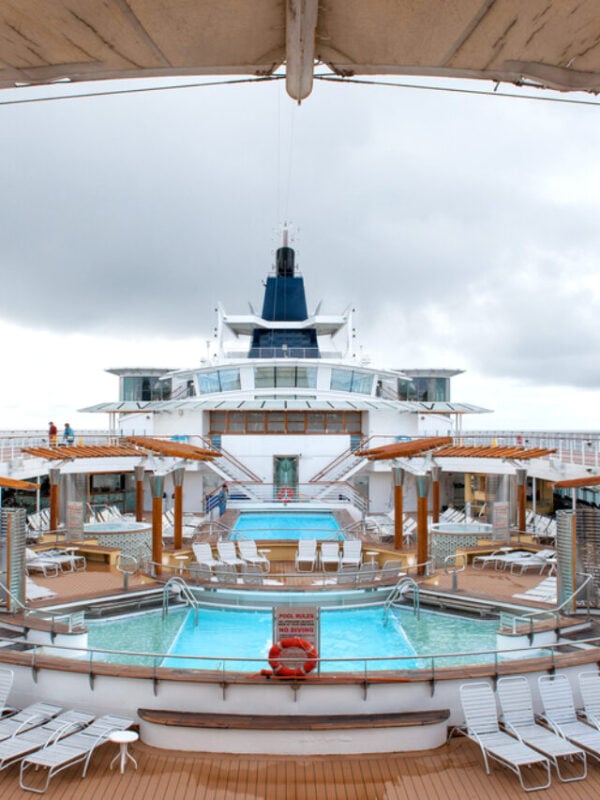 Alaska cruise ship deck