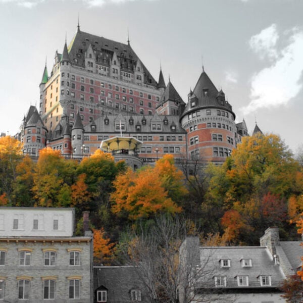 Chateau in Quebec city, Canada
