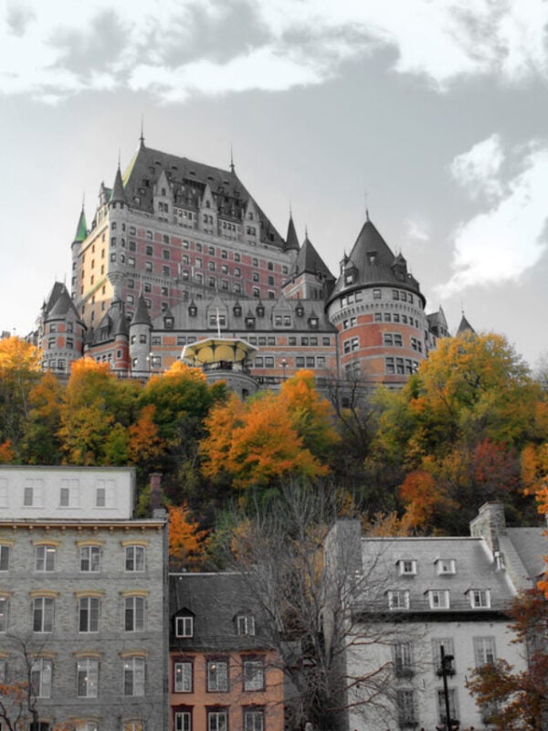 Chateau in Quebec city, Canada